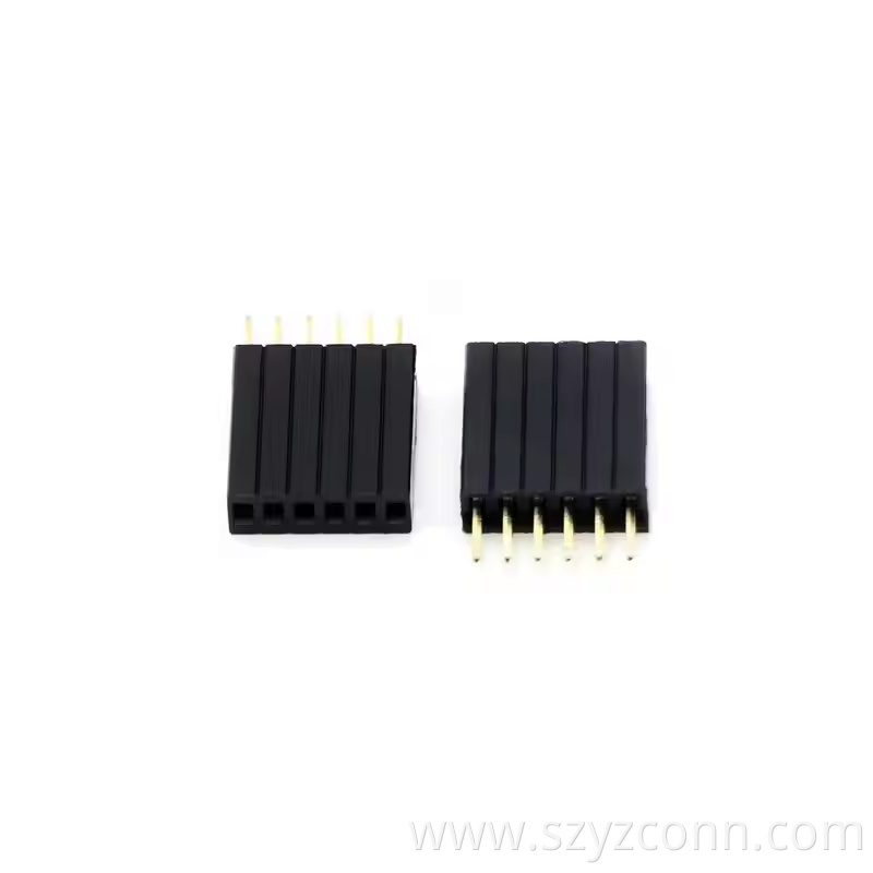 1.27mm Pitch Female Header Single Row Straight H8.5mm 12P-150P (4) 1.27mm Pitch Female Header Single Row Straight H8.5mm 12P-150P (4)